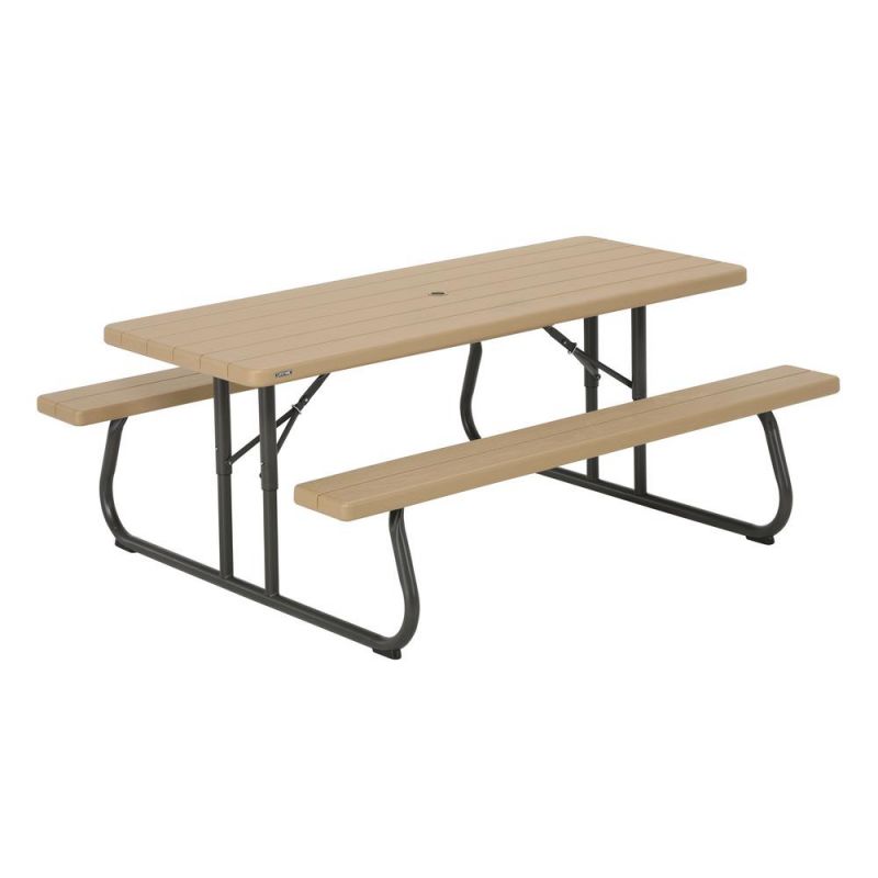 Classic picnic table rental for outdoor events in Long Island