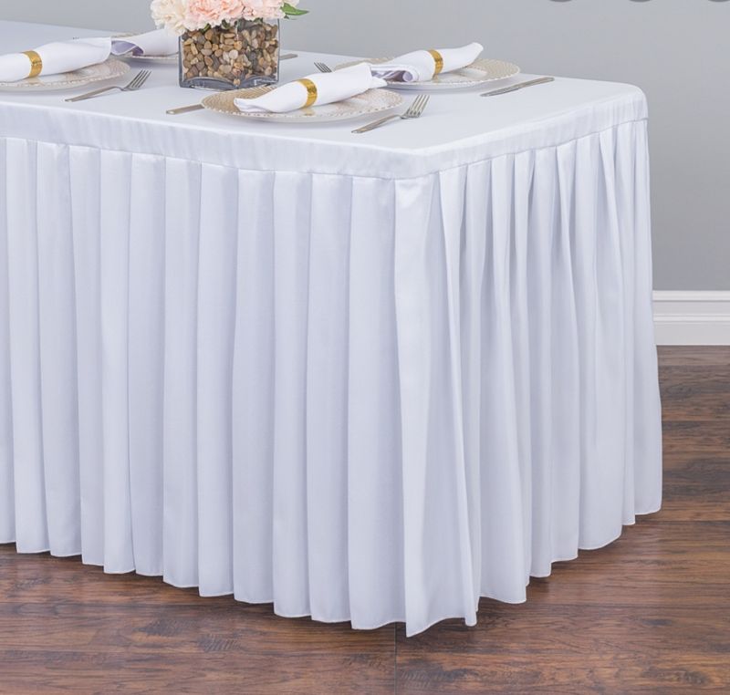 Rent Table Skirts in Long Island Suffolk County Linen Rentals