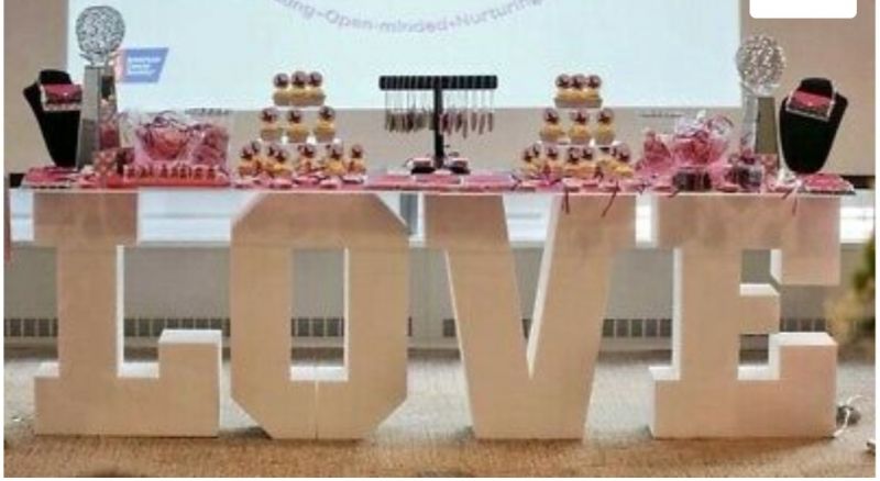 LOVE table rental near brookhaven